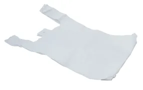 13 x 19 x 23 24mu White Vest Plastic Carrier Bags (Sunflower)