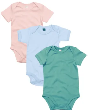 3 Pack Organic Cotton Short Sleeve Bodysuits