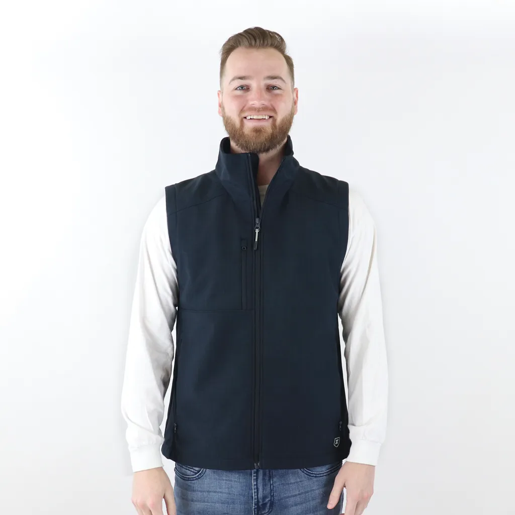 48-Hour Zusa Men's Black Cross-Hatch Wanderlust Vest