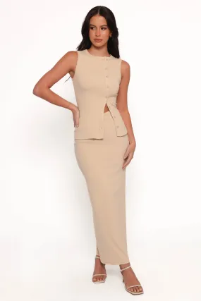 Adeline Two Piece Set - Beige