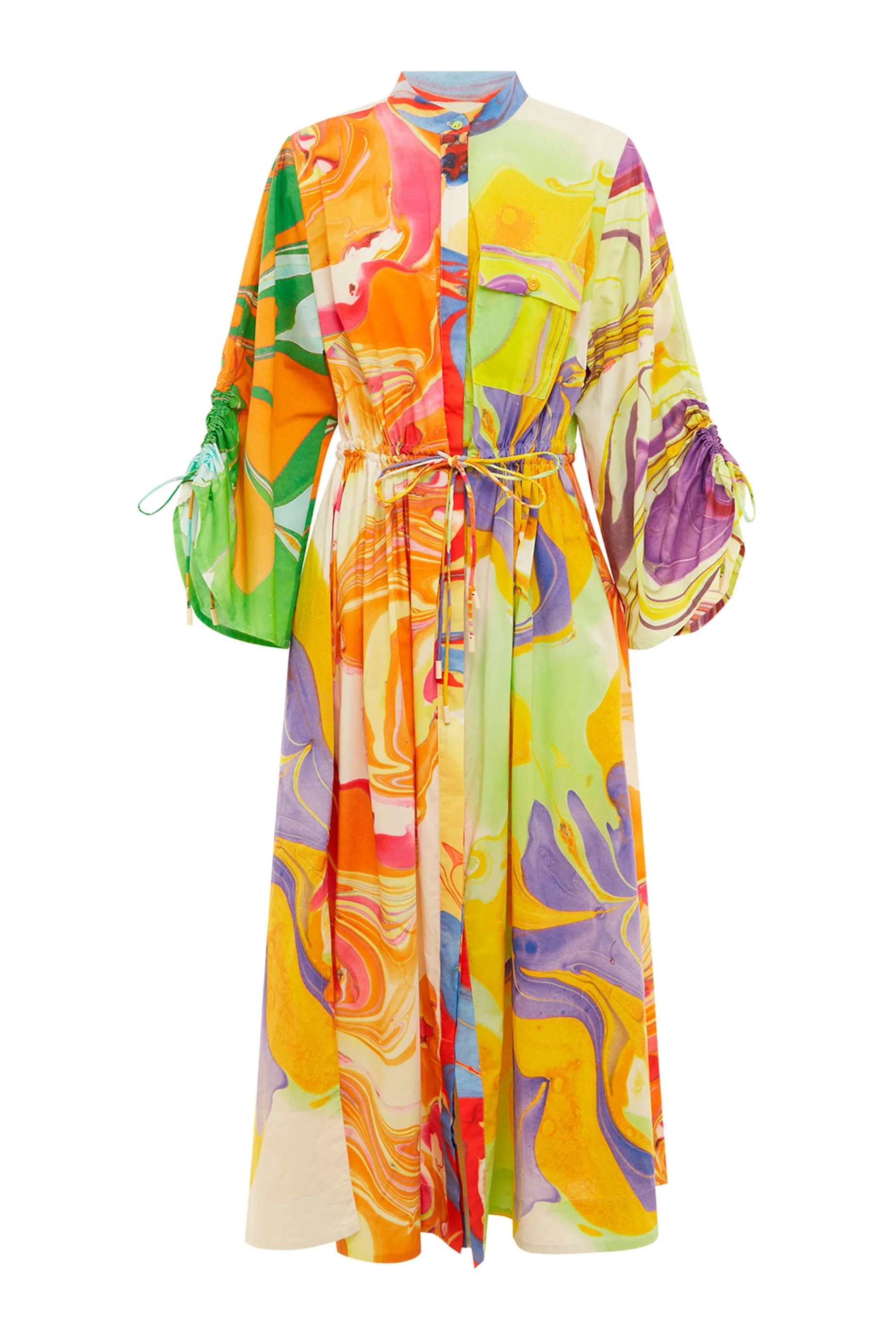 Alemais Luca Shirtdress - Multi Coloured