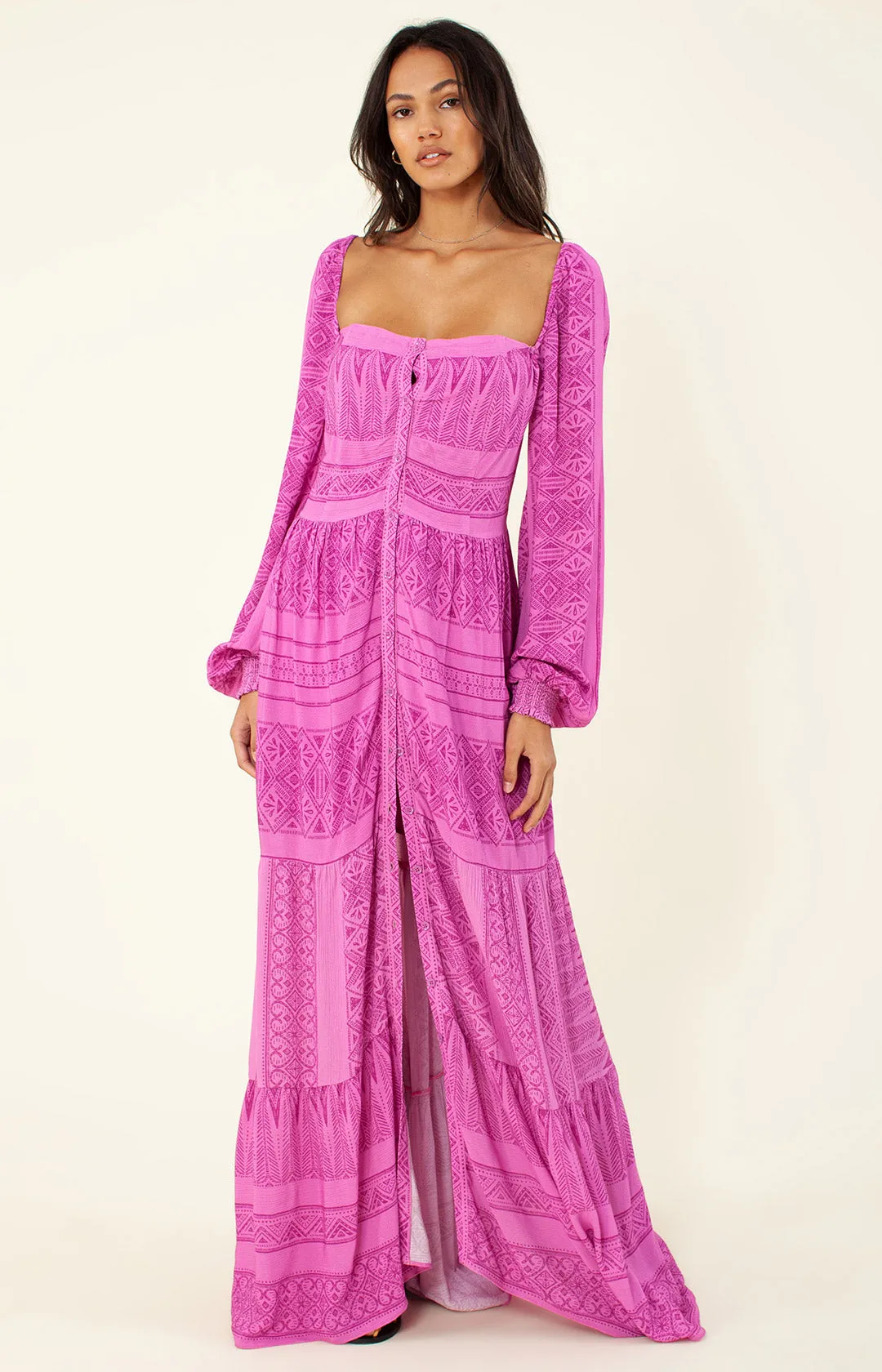 Anci Tiered Maxi Dress