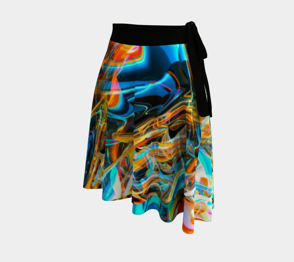 As Above So Below Wrap Skirt