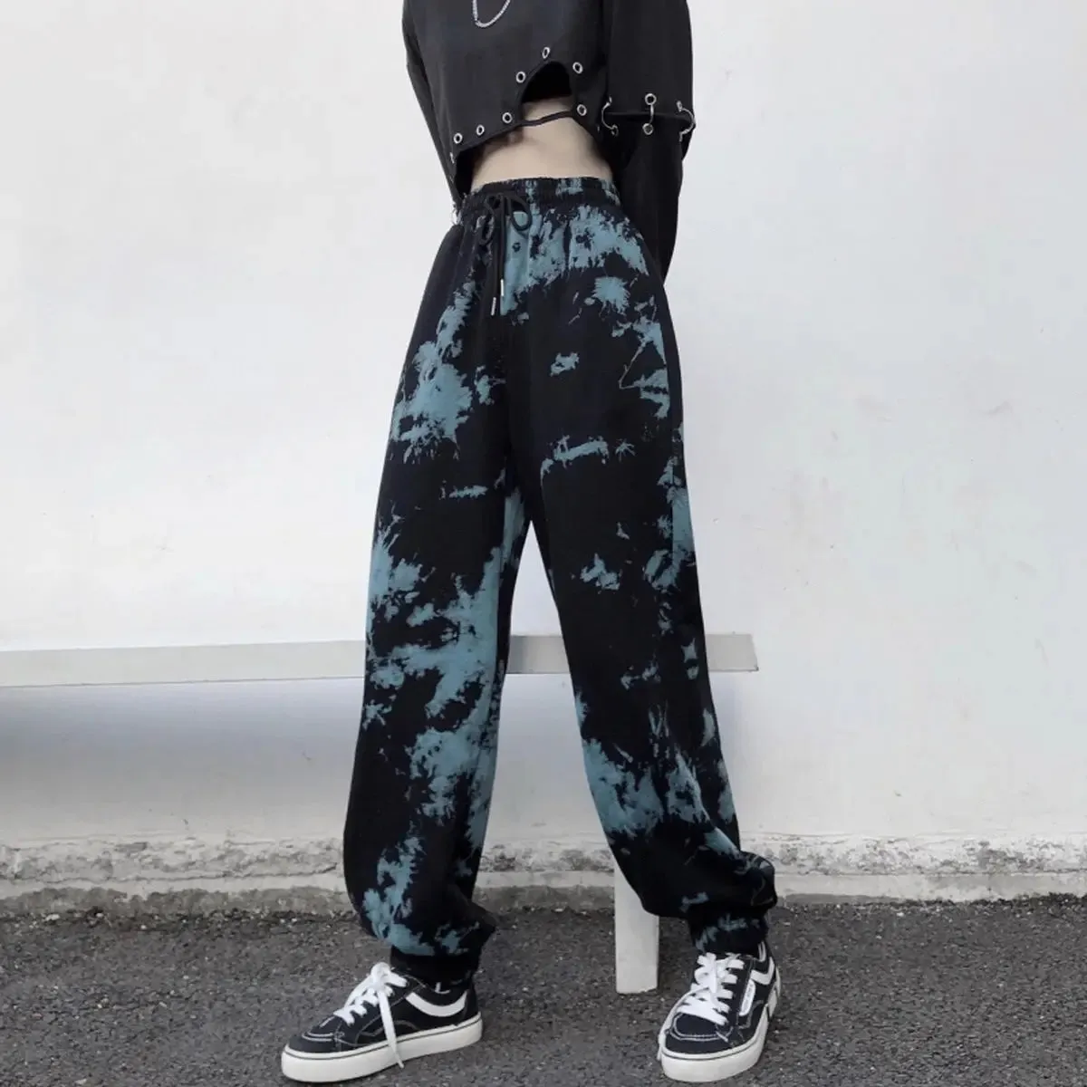 Asuka Tie-Dye Hip Hop Cargo Pants