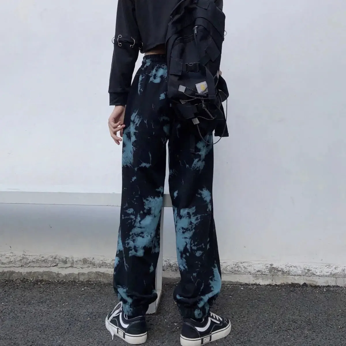 Asuka Tie-Dye Hip Hop Cargo Pants