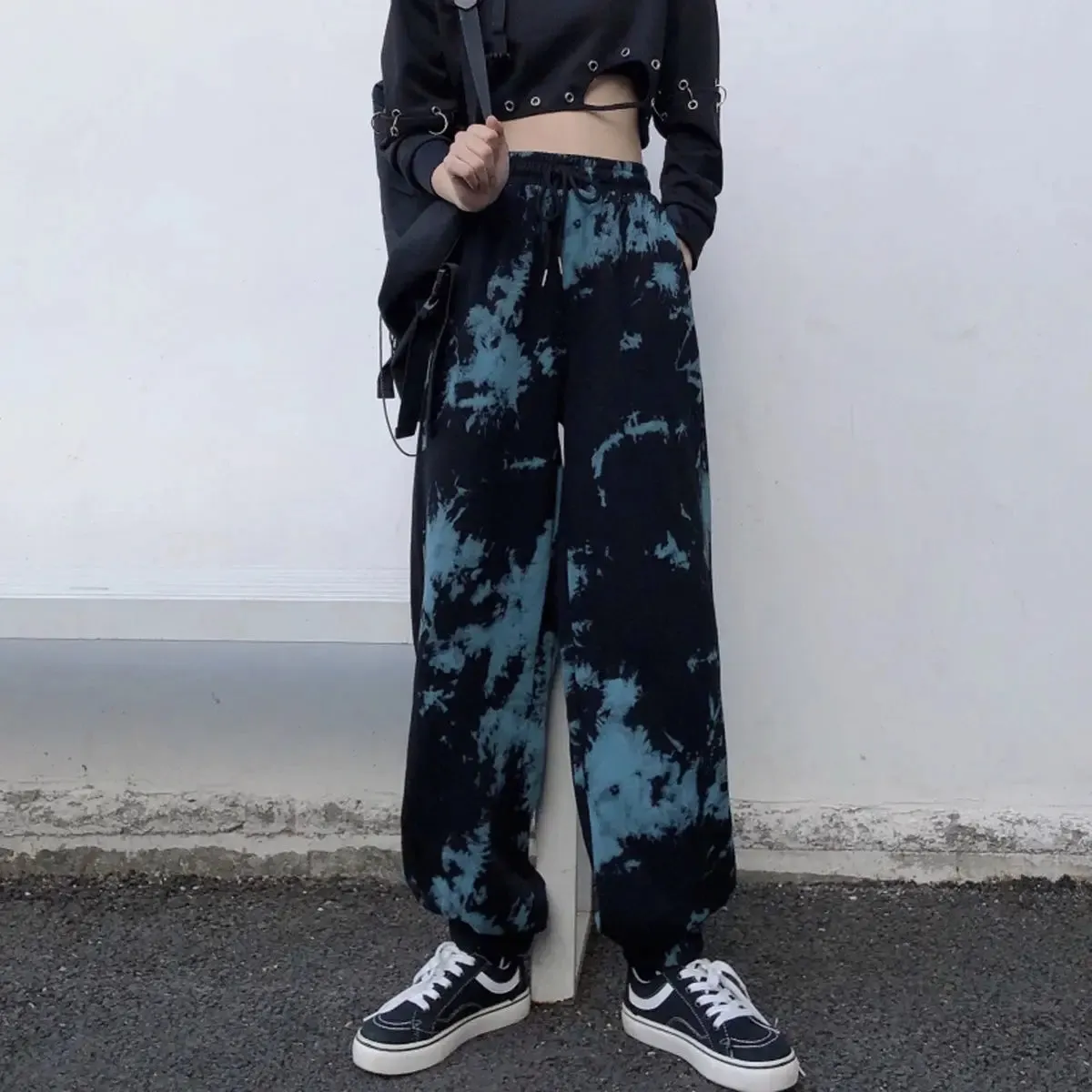 Asuka Tie-Dye Hip Hop Cargo Pants