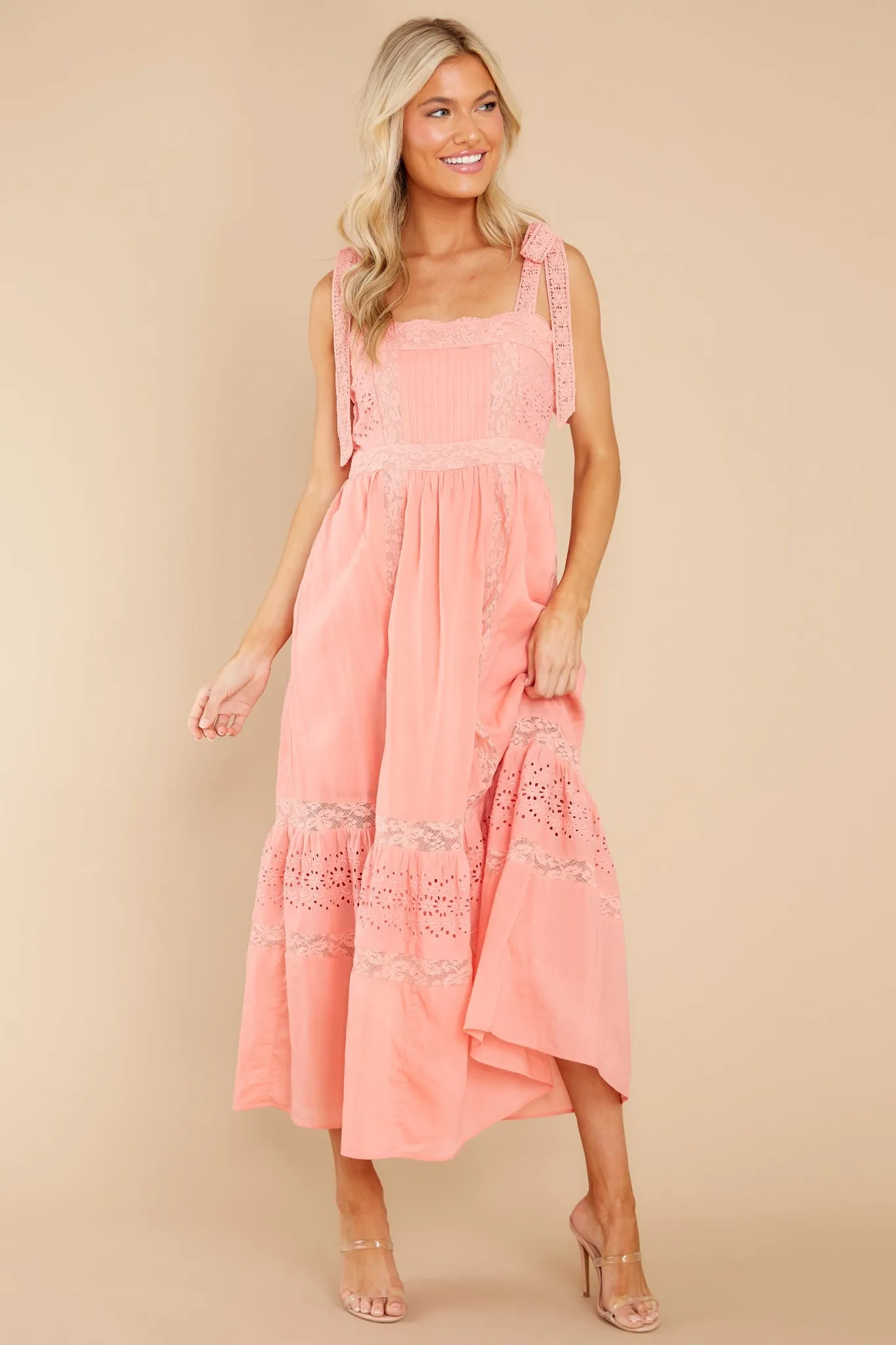 Ayala Peach Blossom Maxi Dress