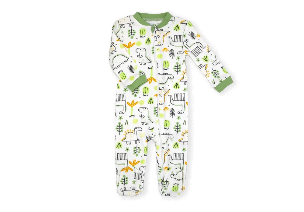 Baby Boy's Dinosaur Coverall Bodysuit