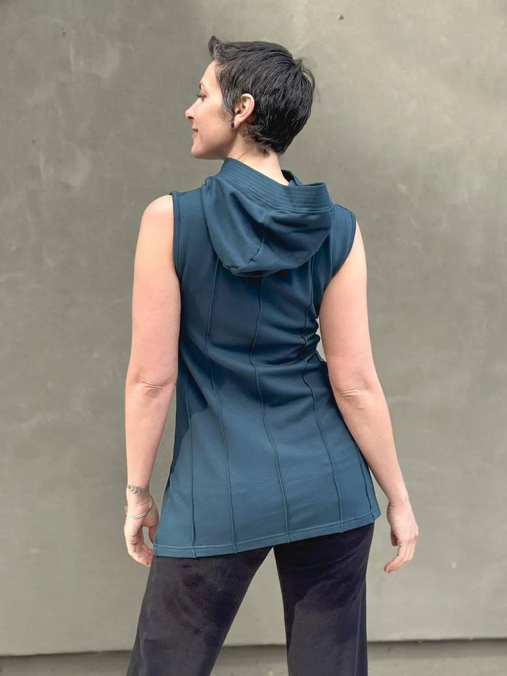 Bamboo Fleece Midi Vest