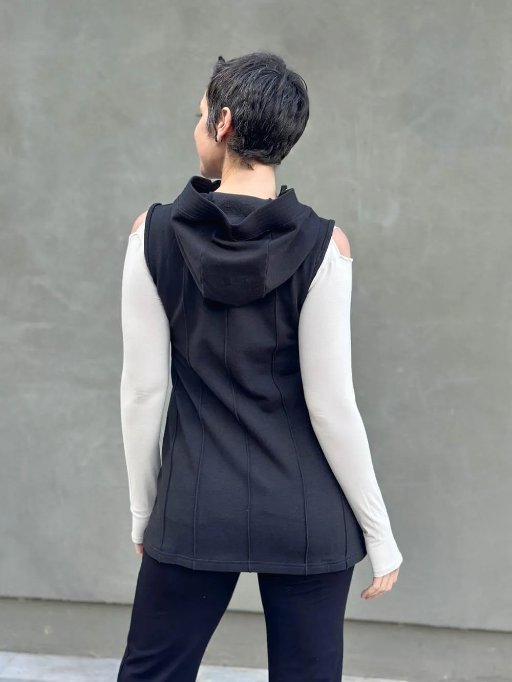 Bamboo Fleece Midi Vest