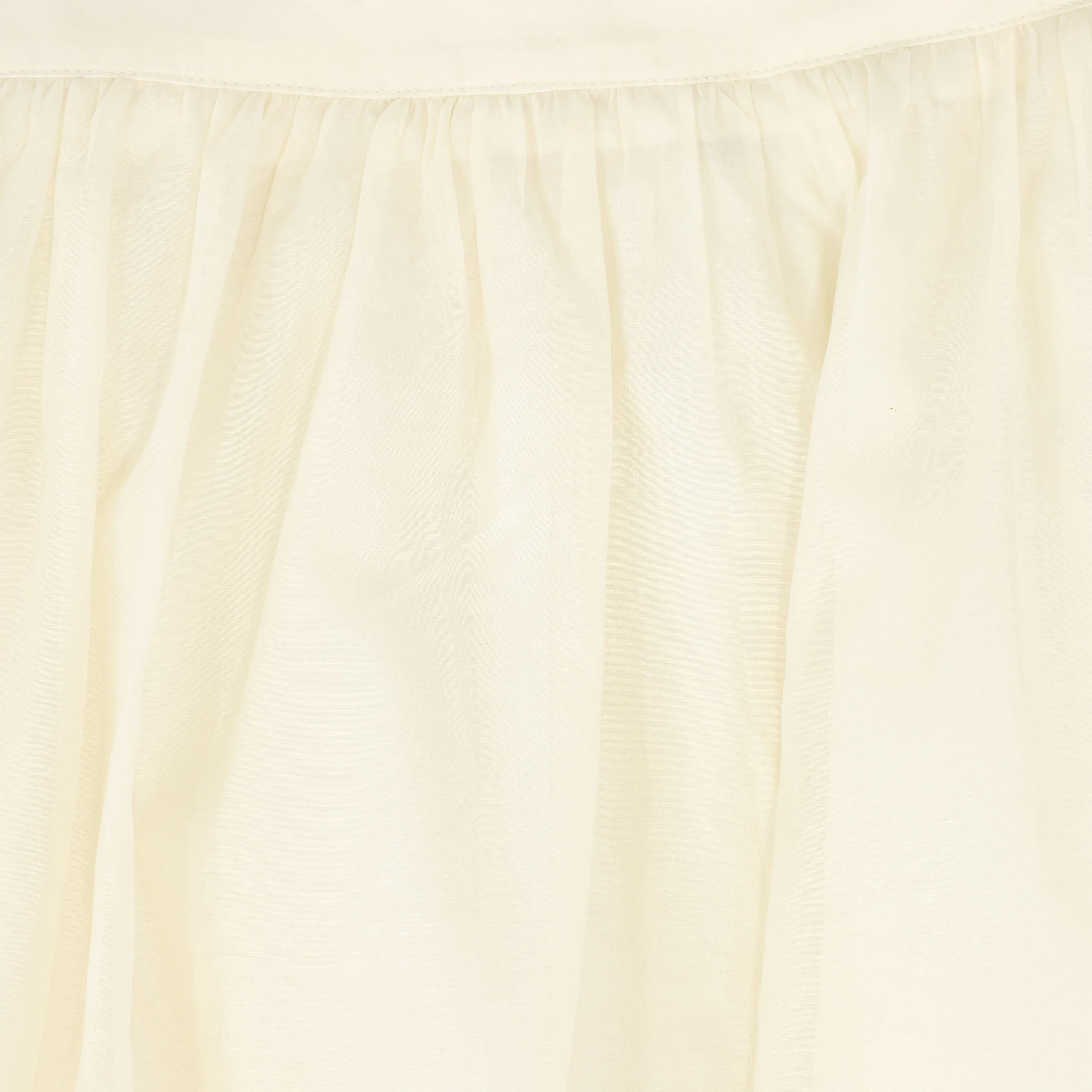 BAMBOO IVORY ORGANZA MIDI SKIRT [FINAL SALE]