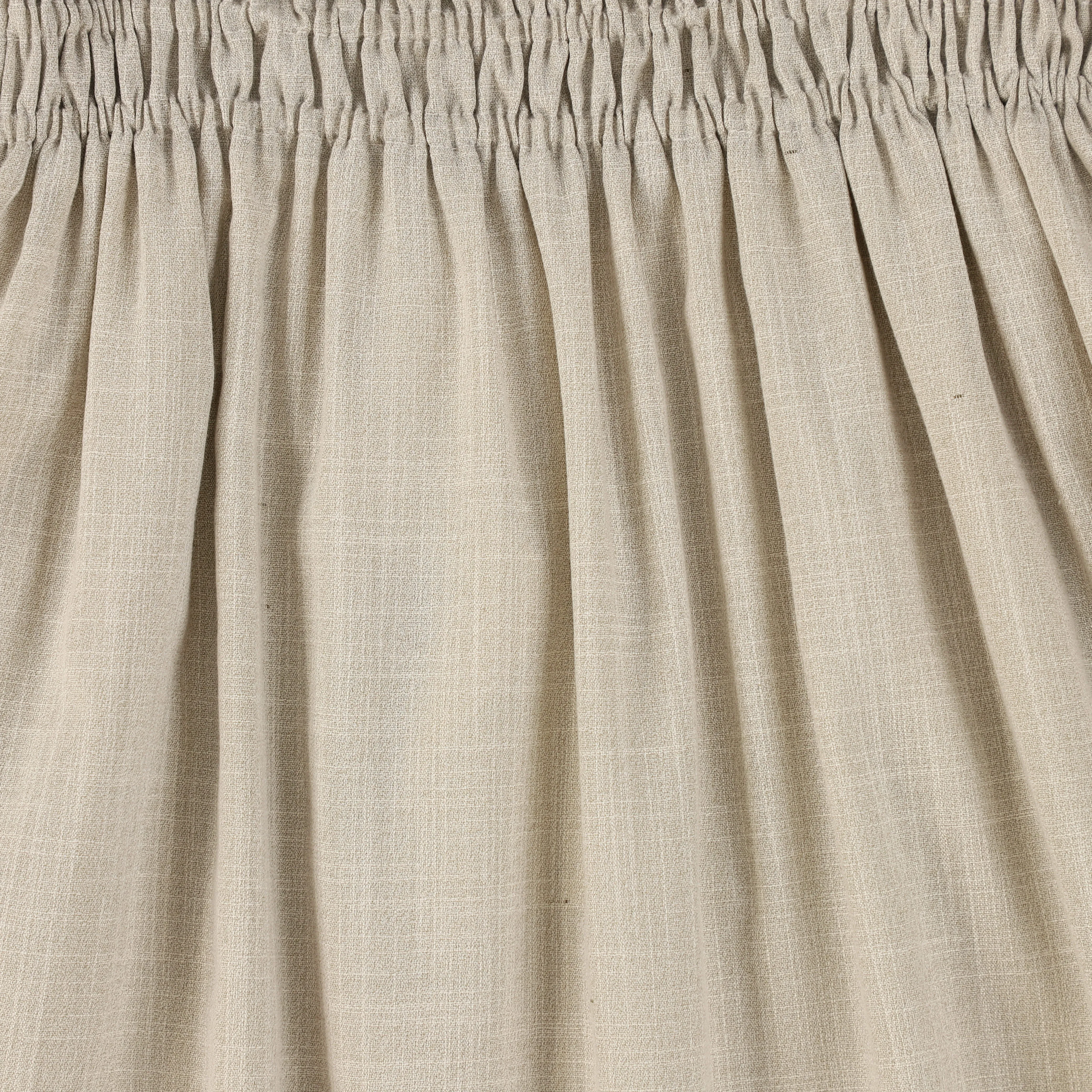 BAMBOO OATMEAL LINEN SMOCK WAISTED SKIRT [FINAL SALE]