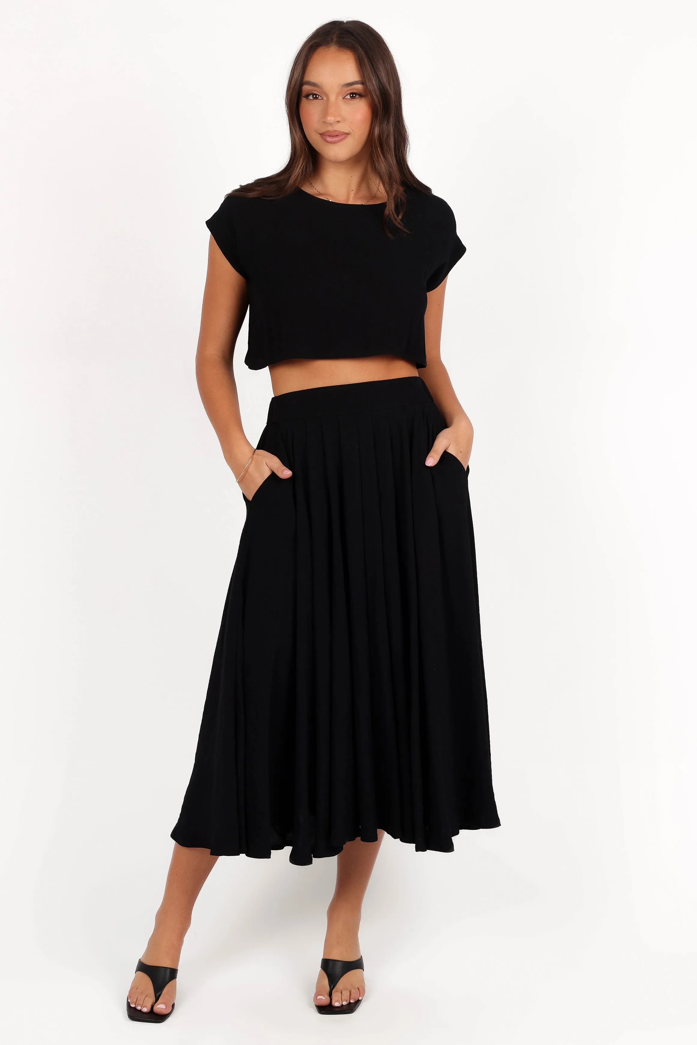 Bessie Two Piece Set - Black