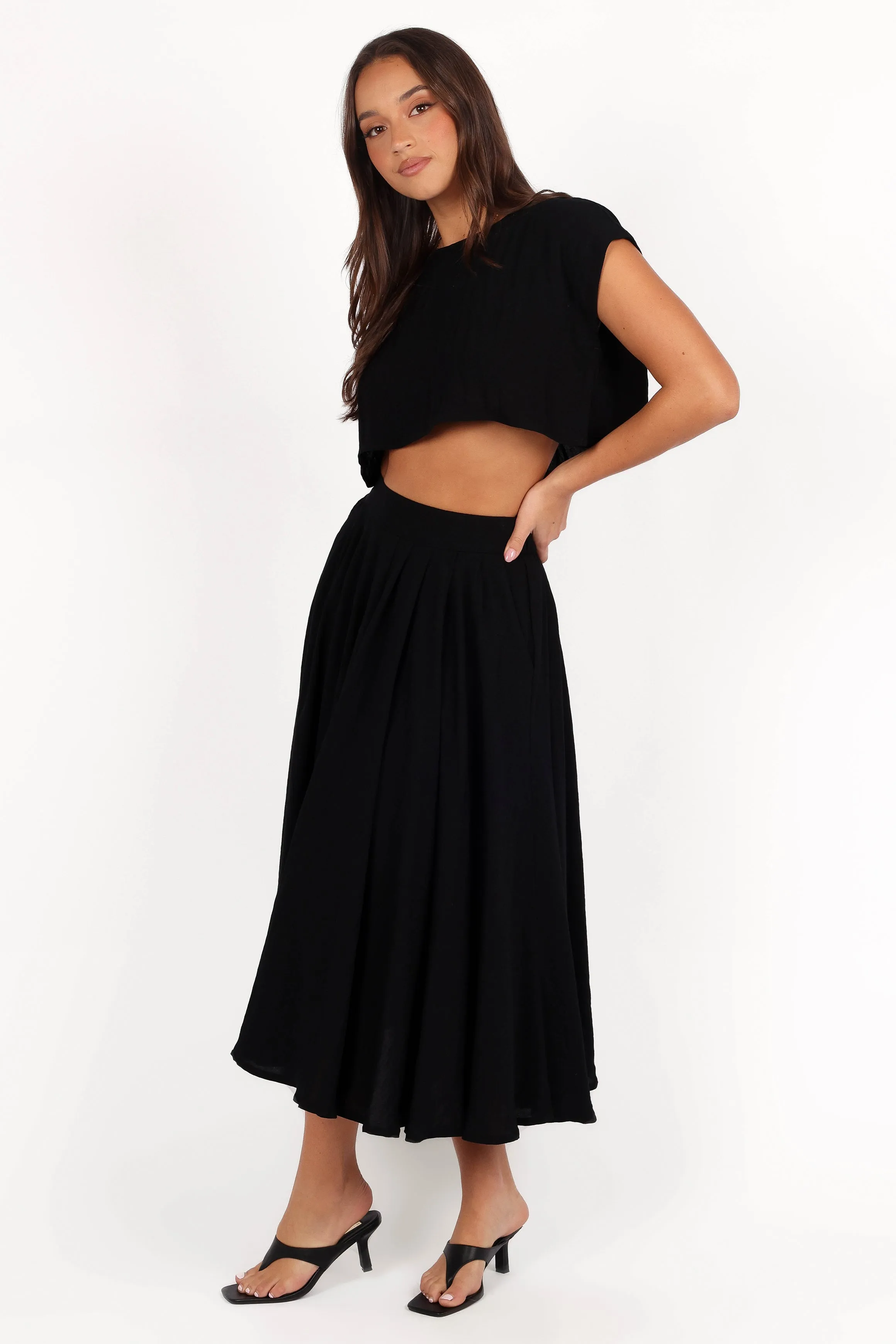 Bessie Two Piece Set - Black