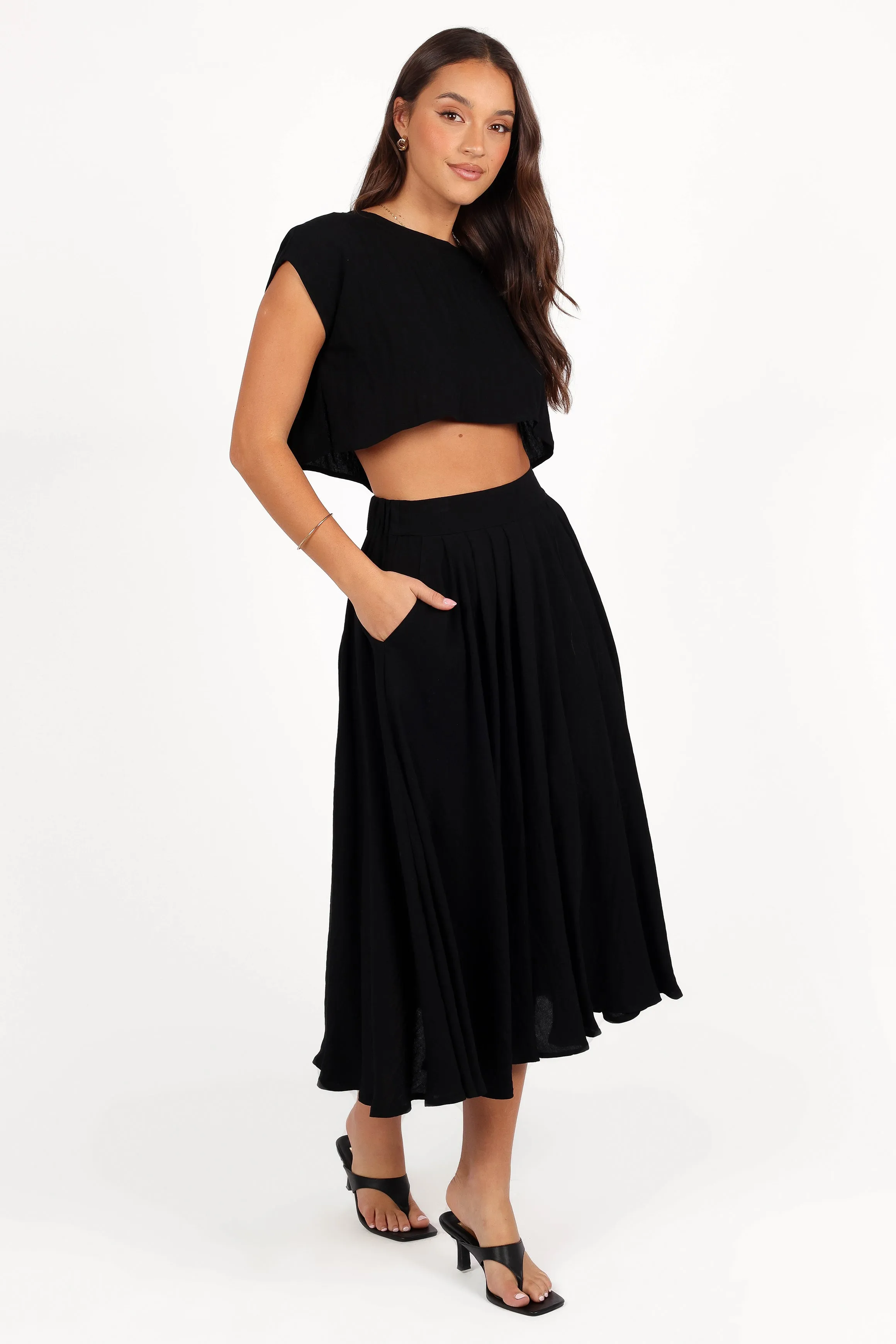 Bessie Two Piece Set - Black