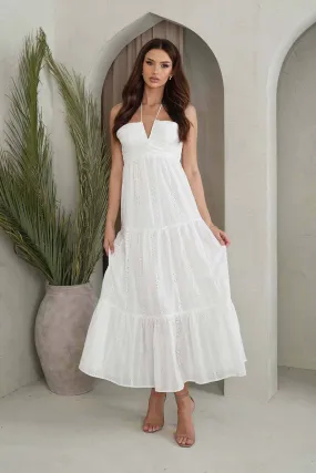 Bronte Maxi Dress - White