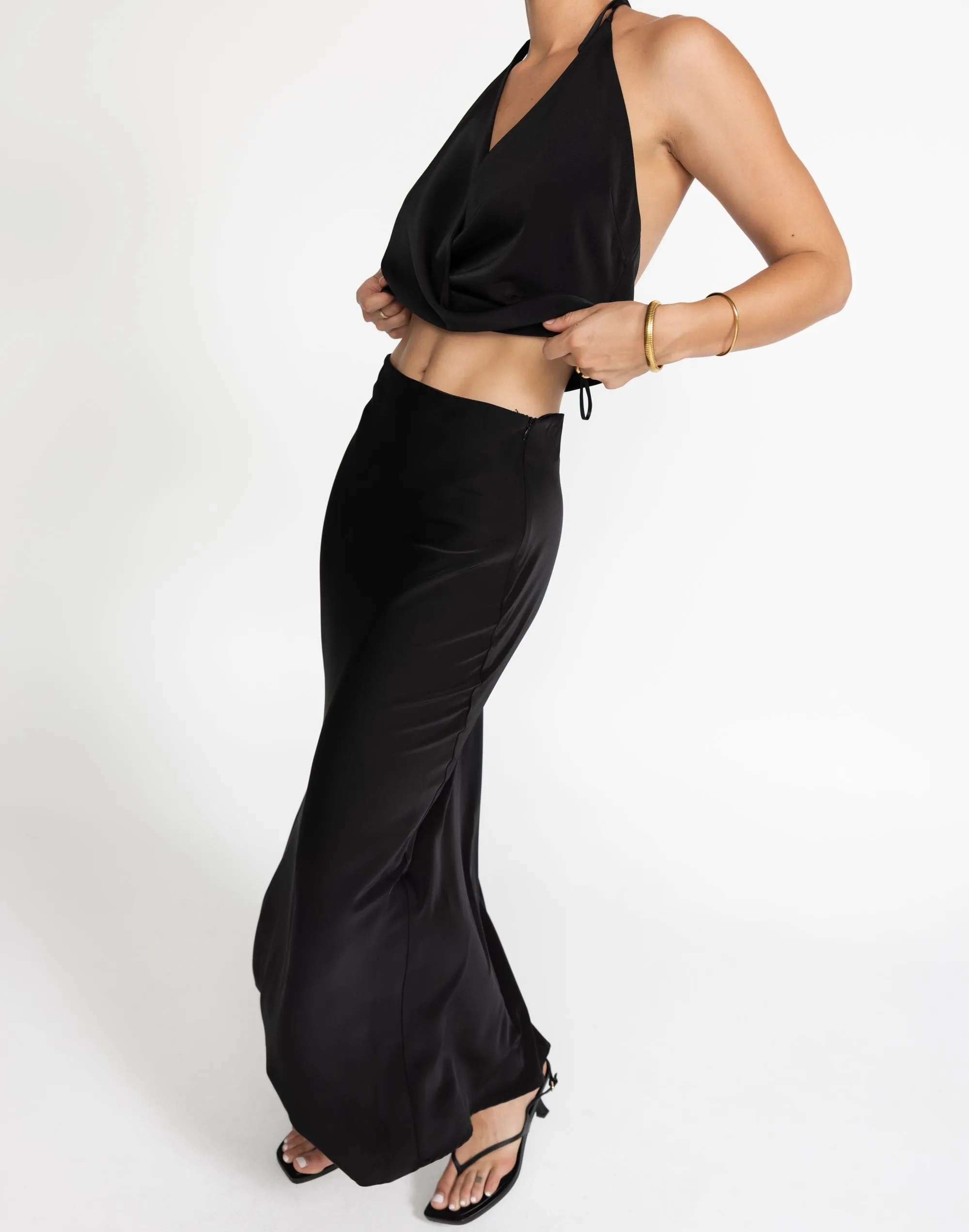 Cabaret Maxi Skirt (Black)