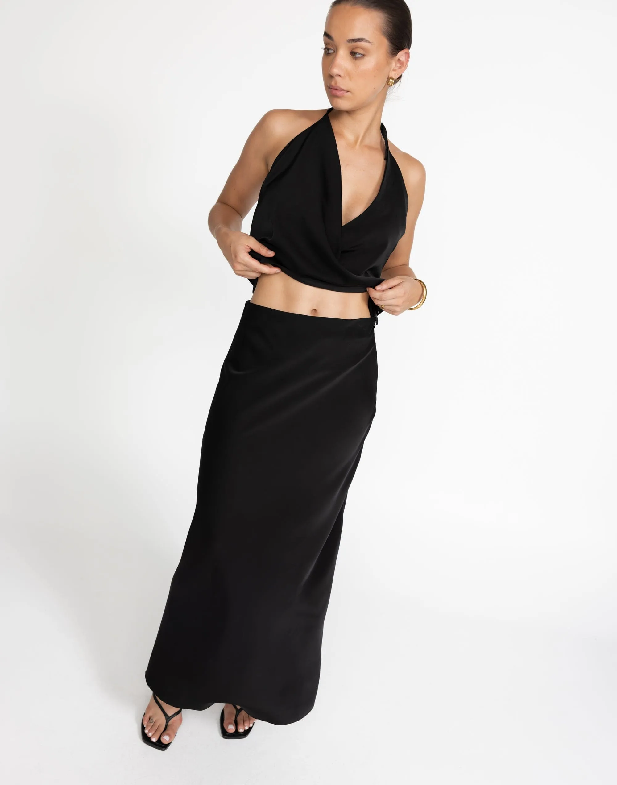 Cabaret Maxi Skirt (Black)