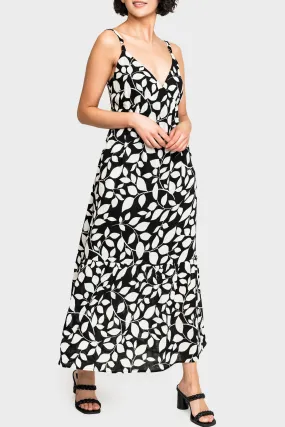 Carmen Smocked Tie-back Maxi Dress