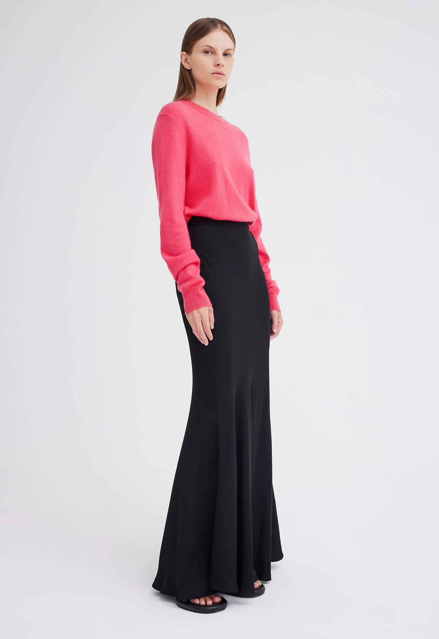 Civic Bias Maxi Skirt - Black