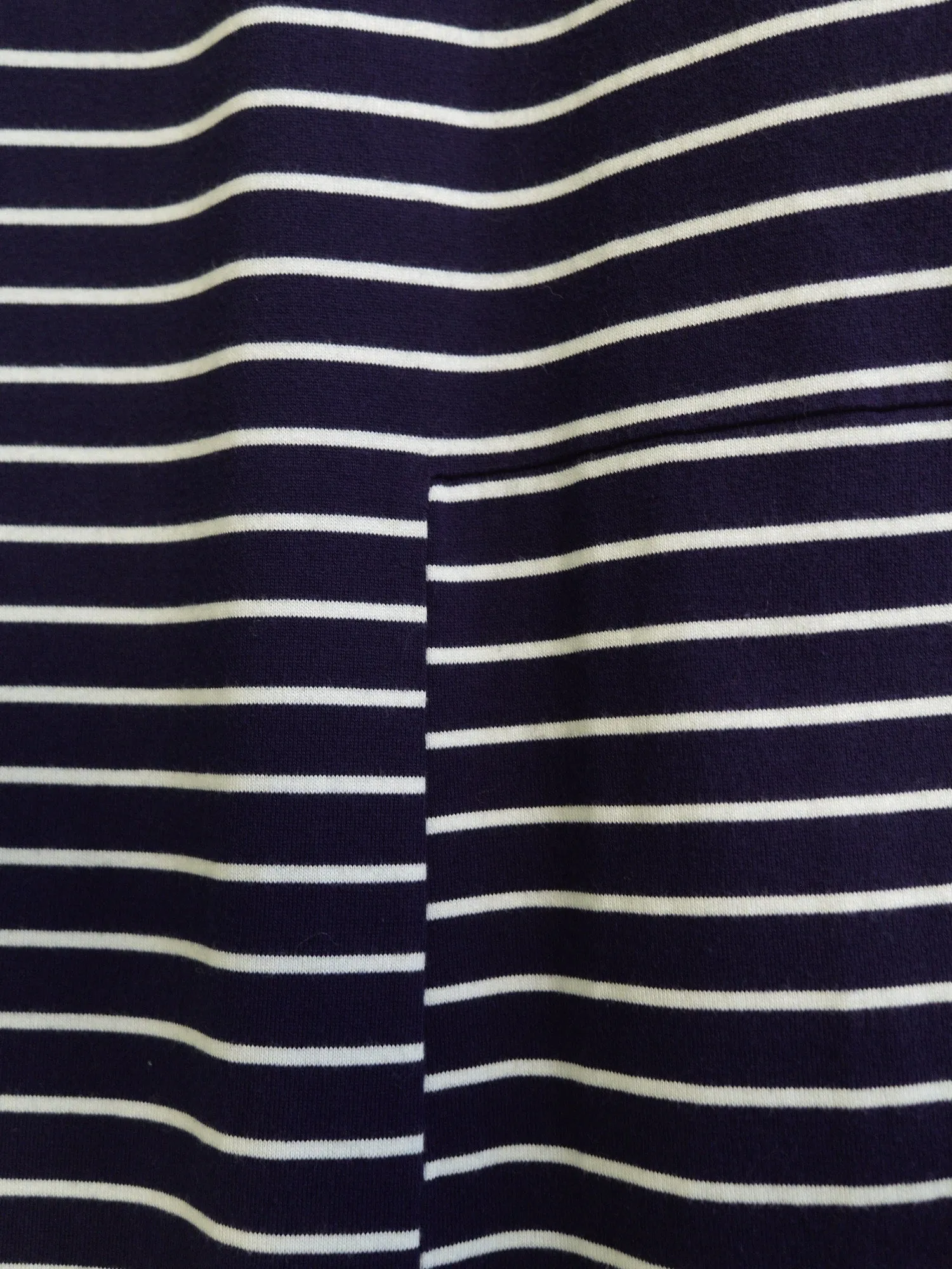 Comme des Garcons 2001 navy striped cotton jersey triple armhole maxi dress