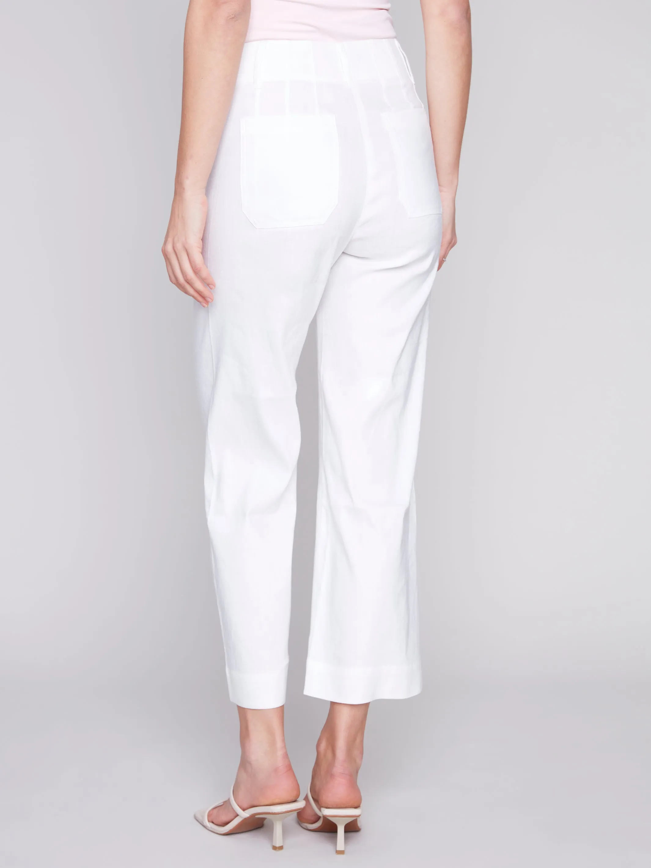 Cropped Linen Pant