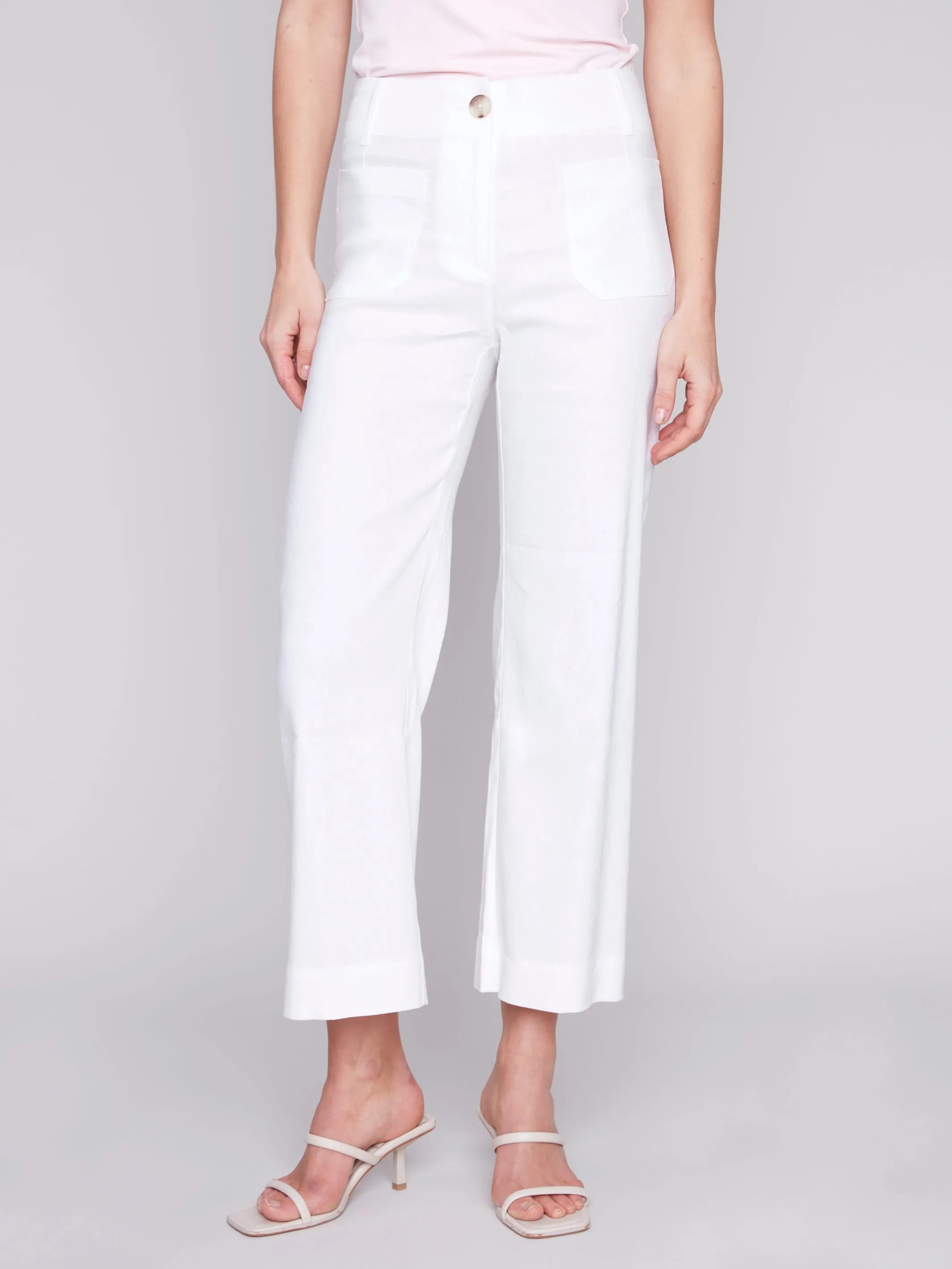 Cropped Linen Pant