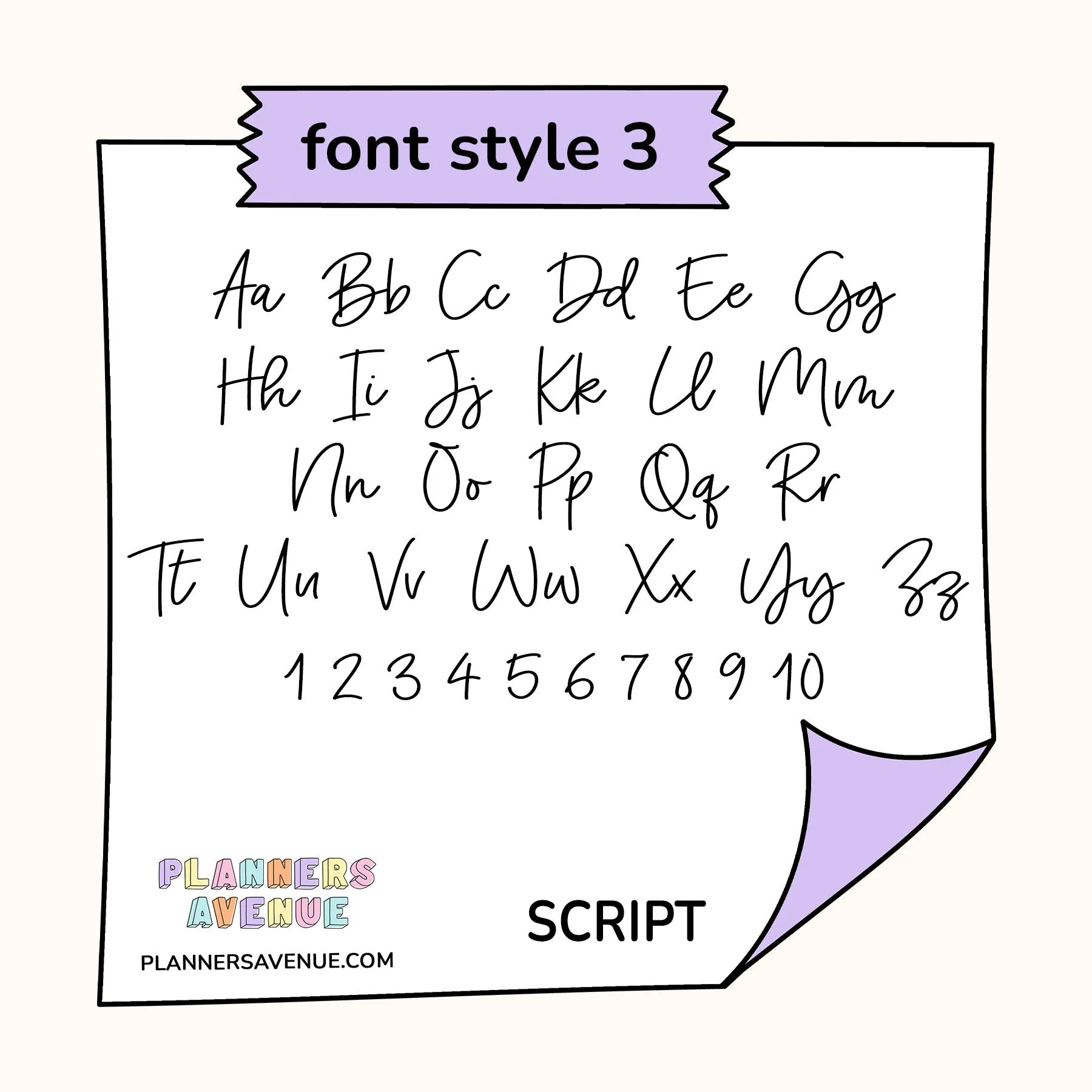 Custom Text Word Planner Stickers | 2 Sizes Single Line