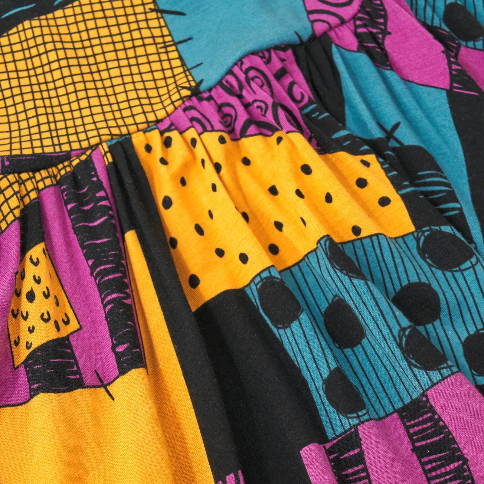 Disney Sally's Patchwork Twirl Dress