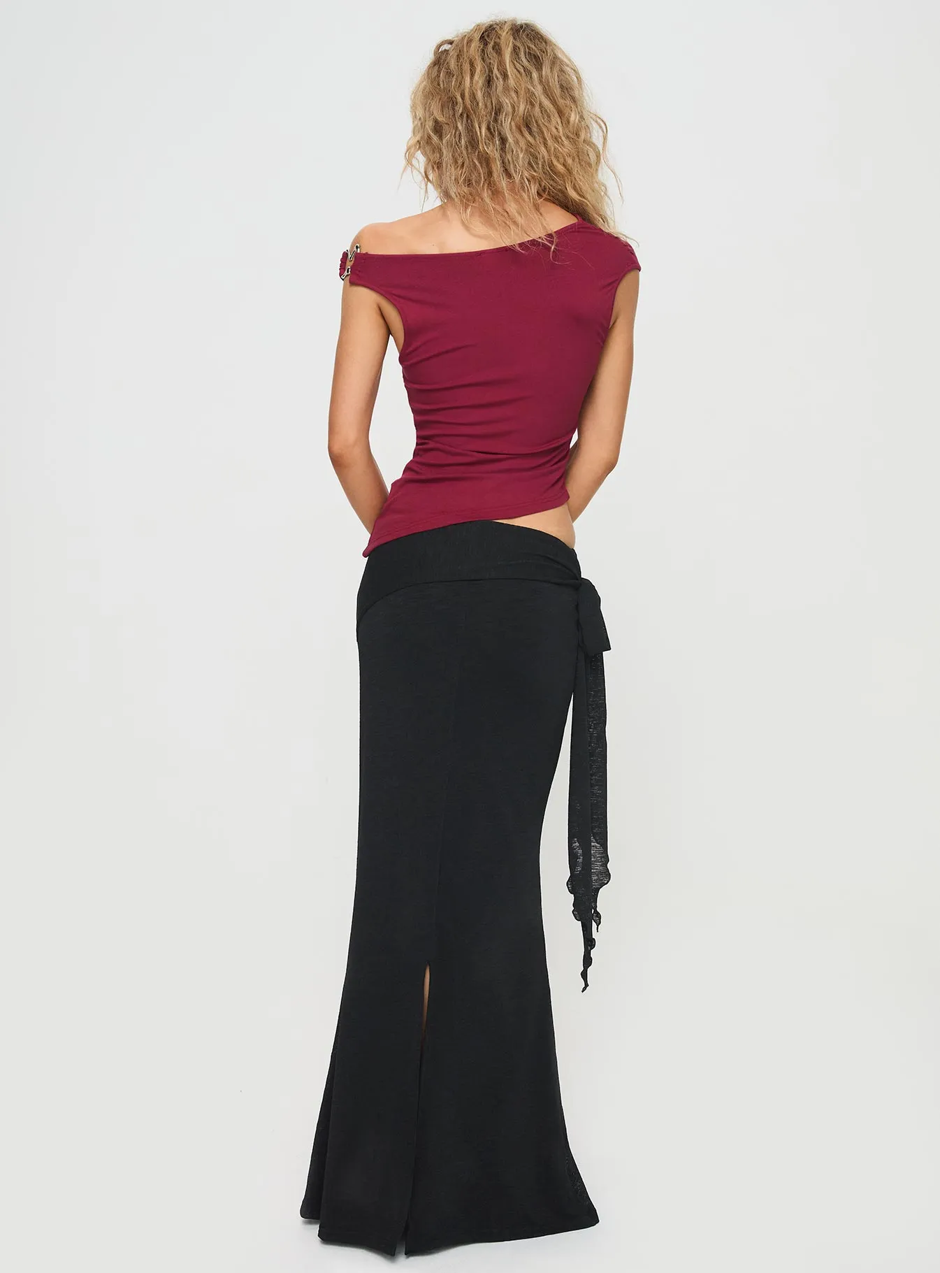 Dohert Maxi Skirt Black