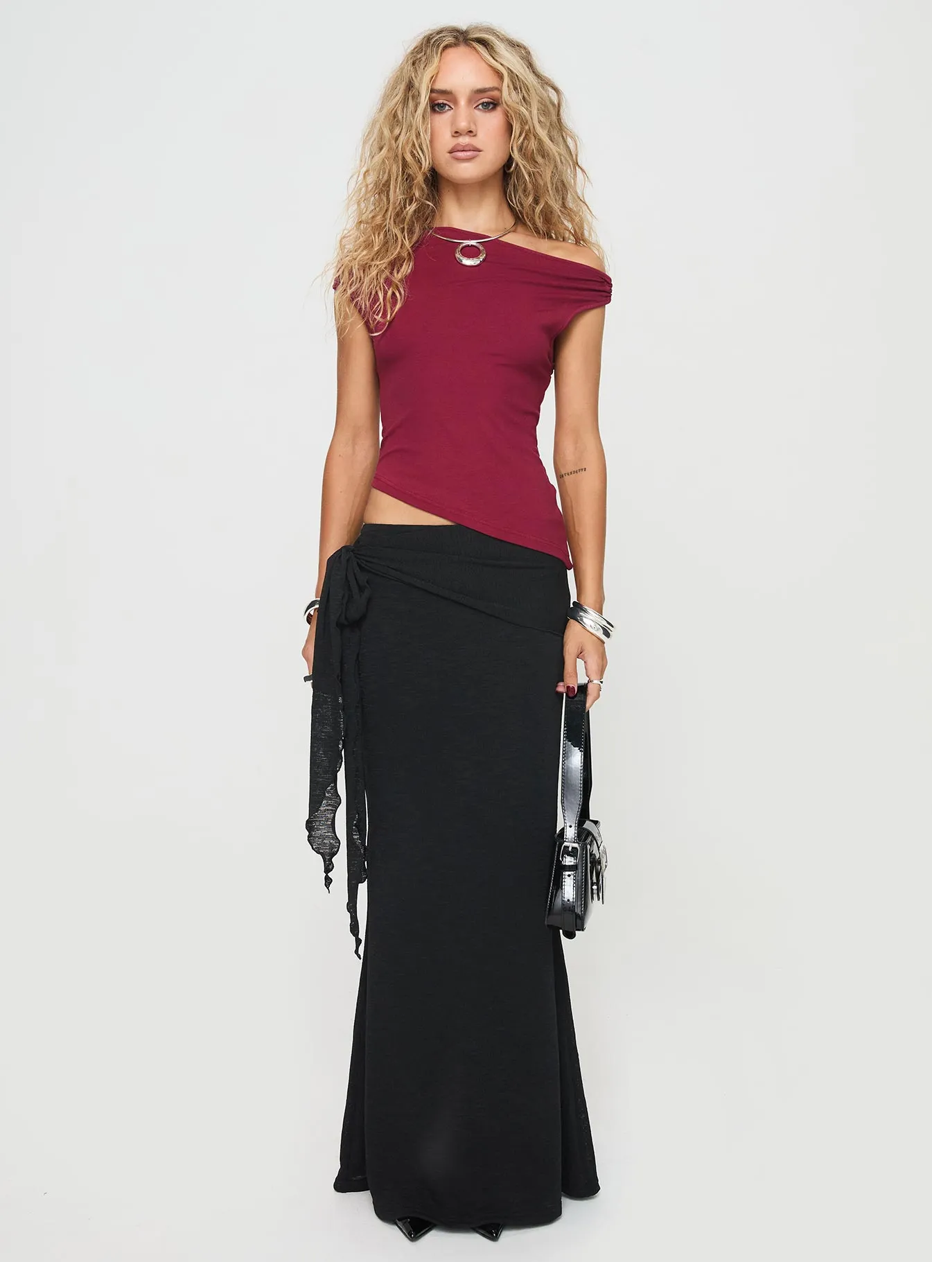 Dohert Maxi Skirt Black