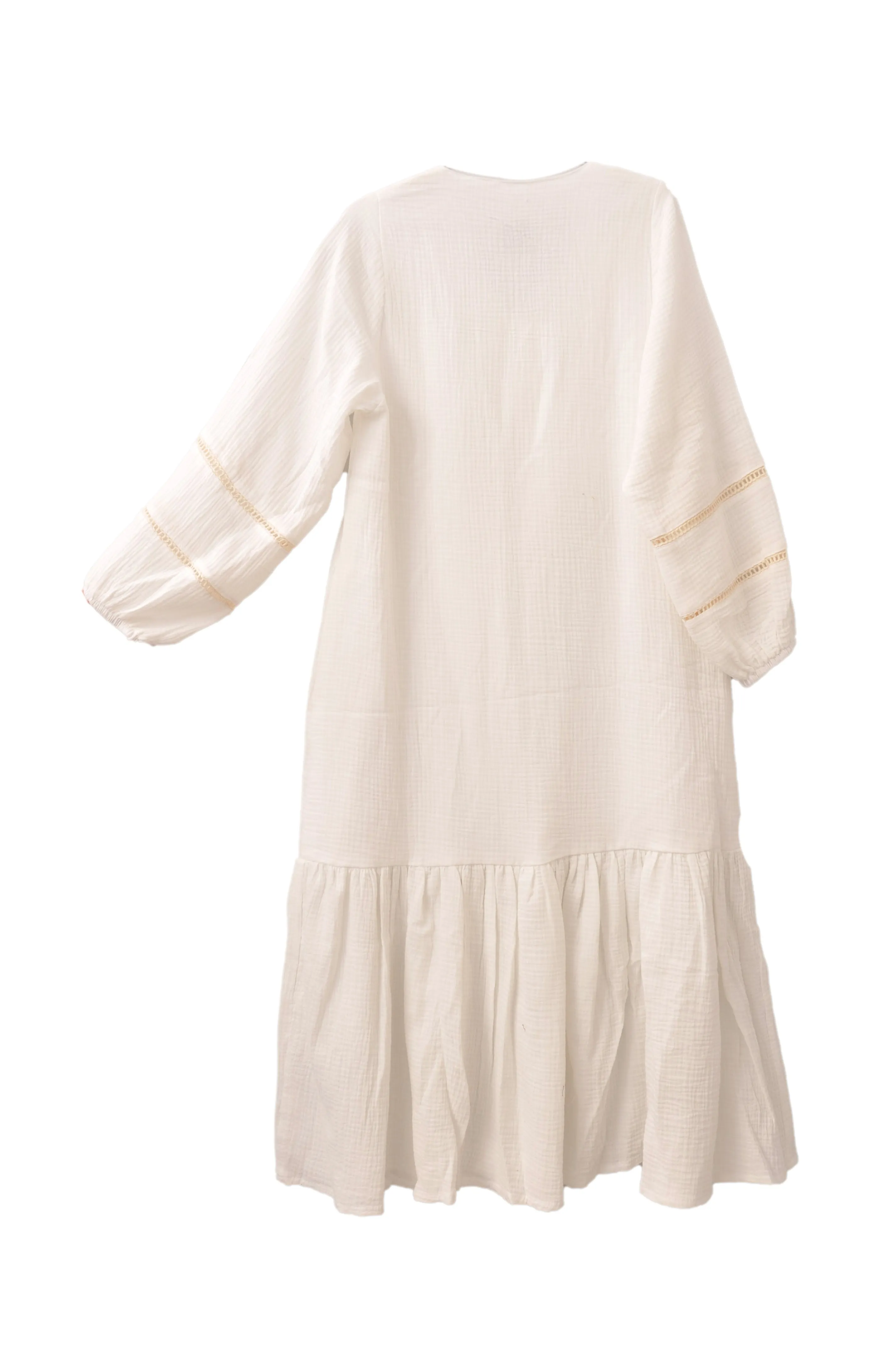 Ekadolli Dress in White