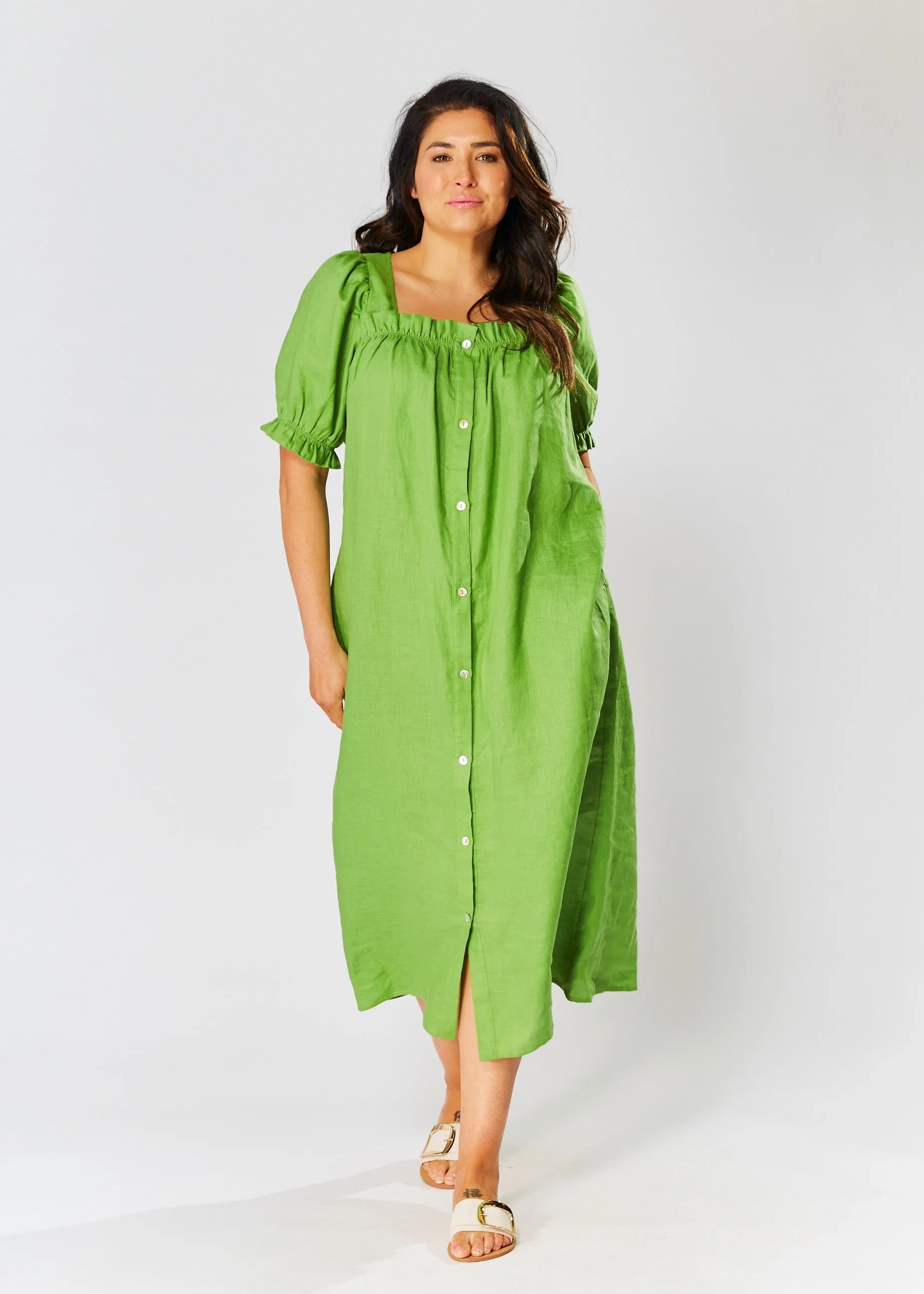 Elka Dress - Green