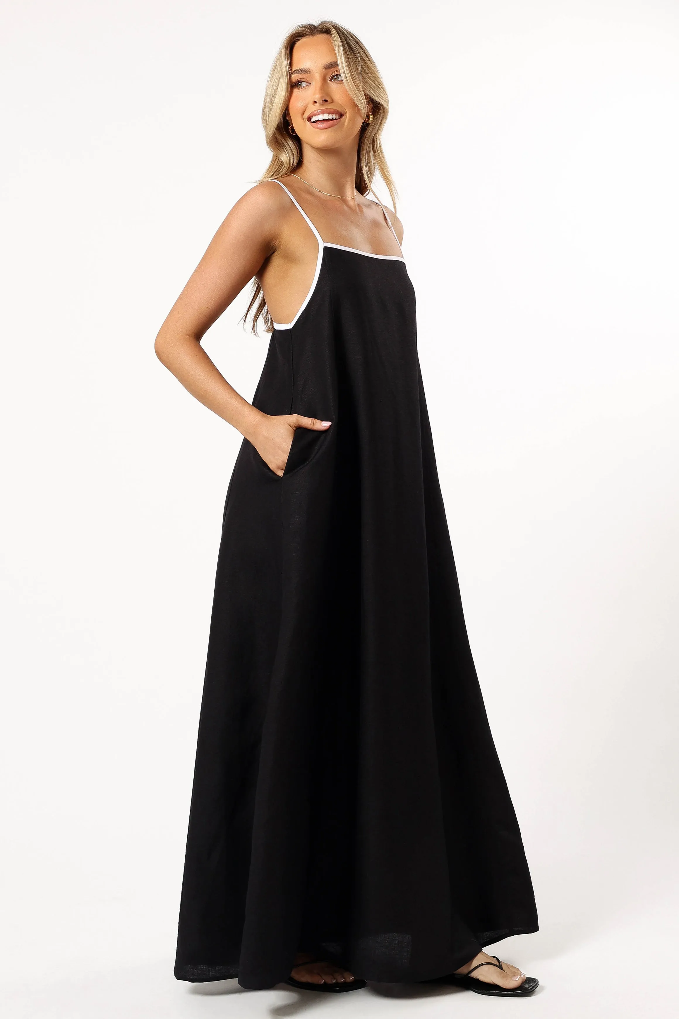 Elliana Maxi Dress - Black