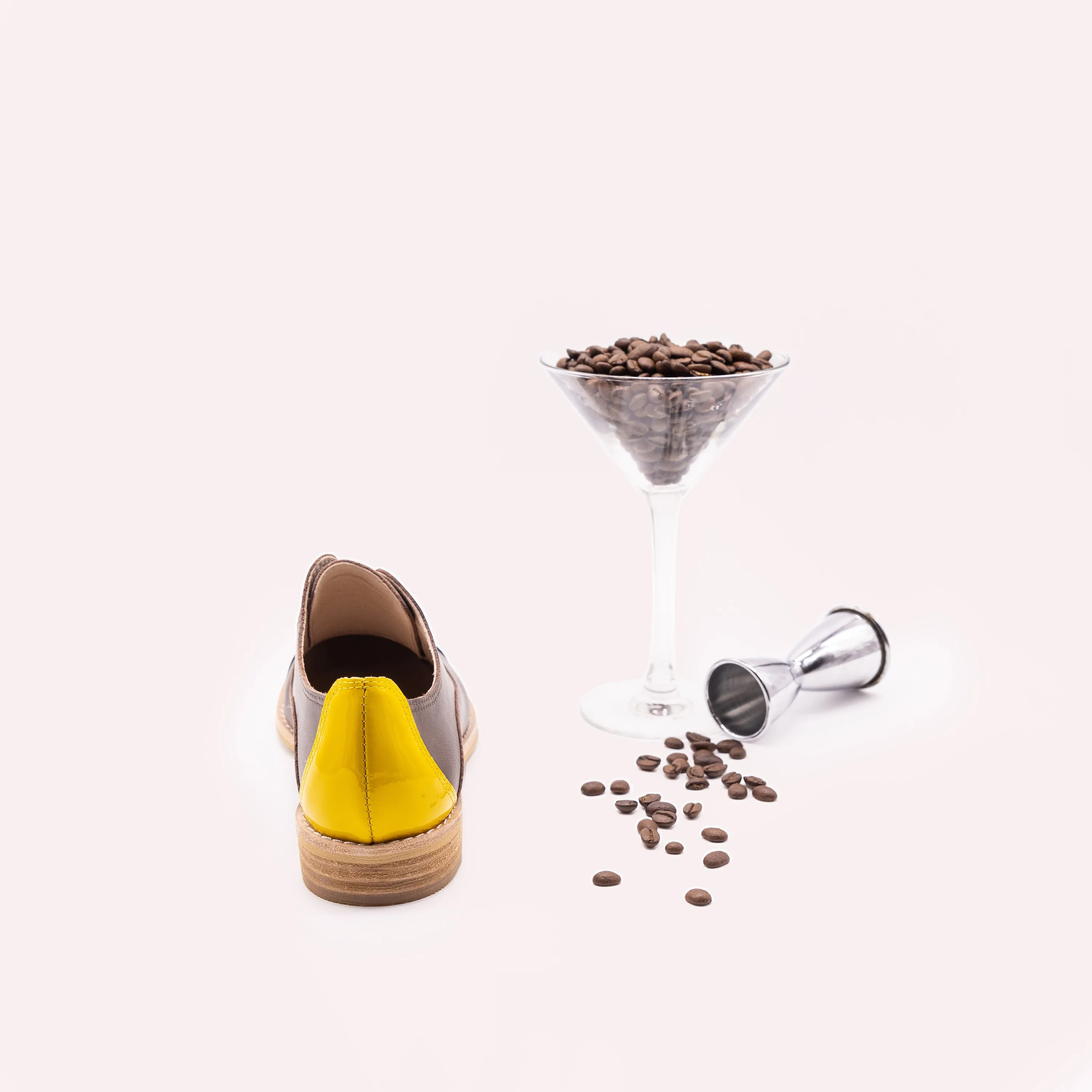 ESPRESSO MARTINI Brown Leather Oxfords