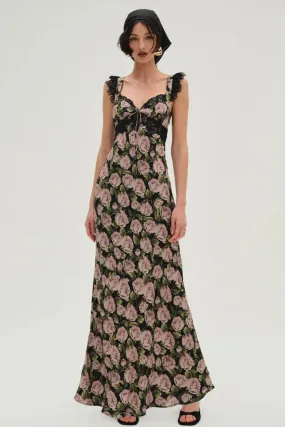 Fallen Rose Maxi Dress