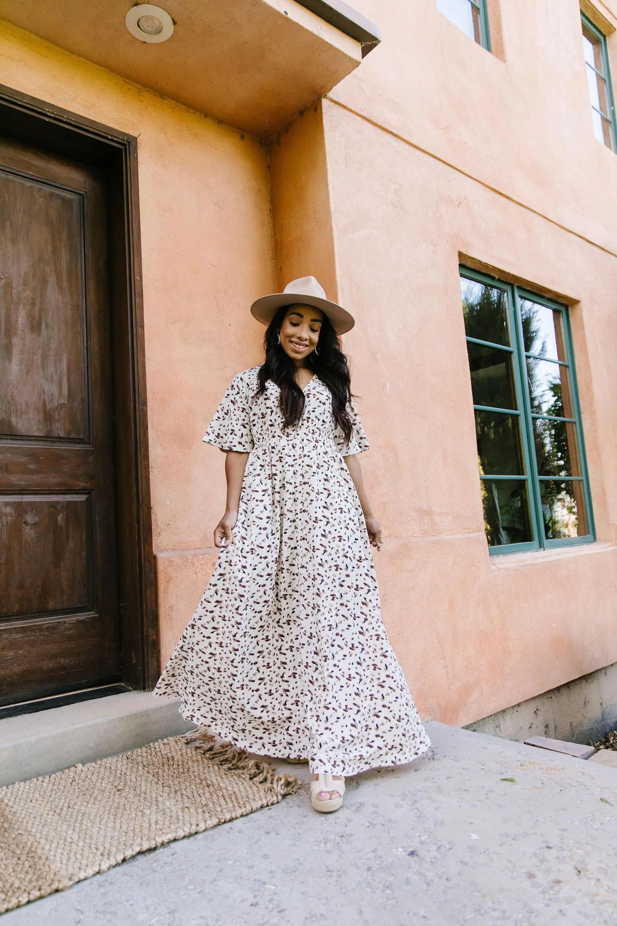 Falling For Spots Maxi Dress