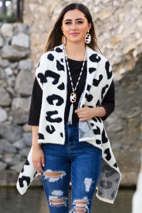 Fierce Feline Leopard Print Vest