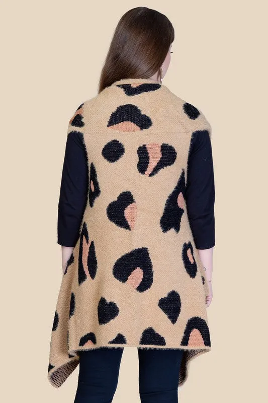 Fierce Feline Leopard Print Vest