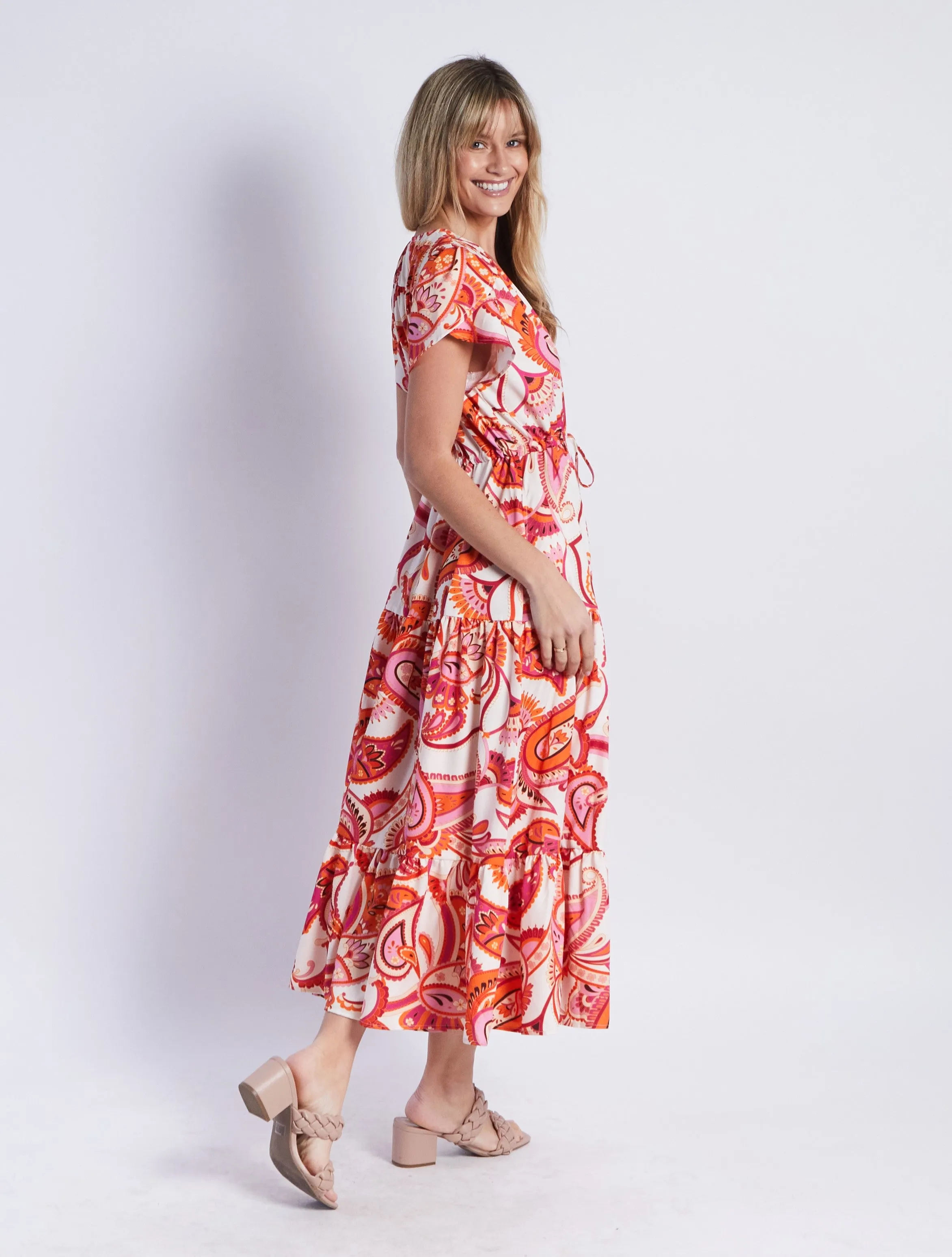 Florence Dress - Pink Print