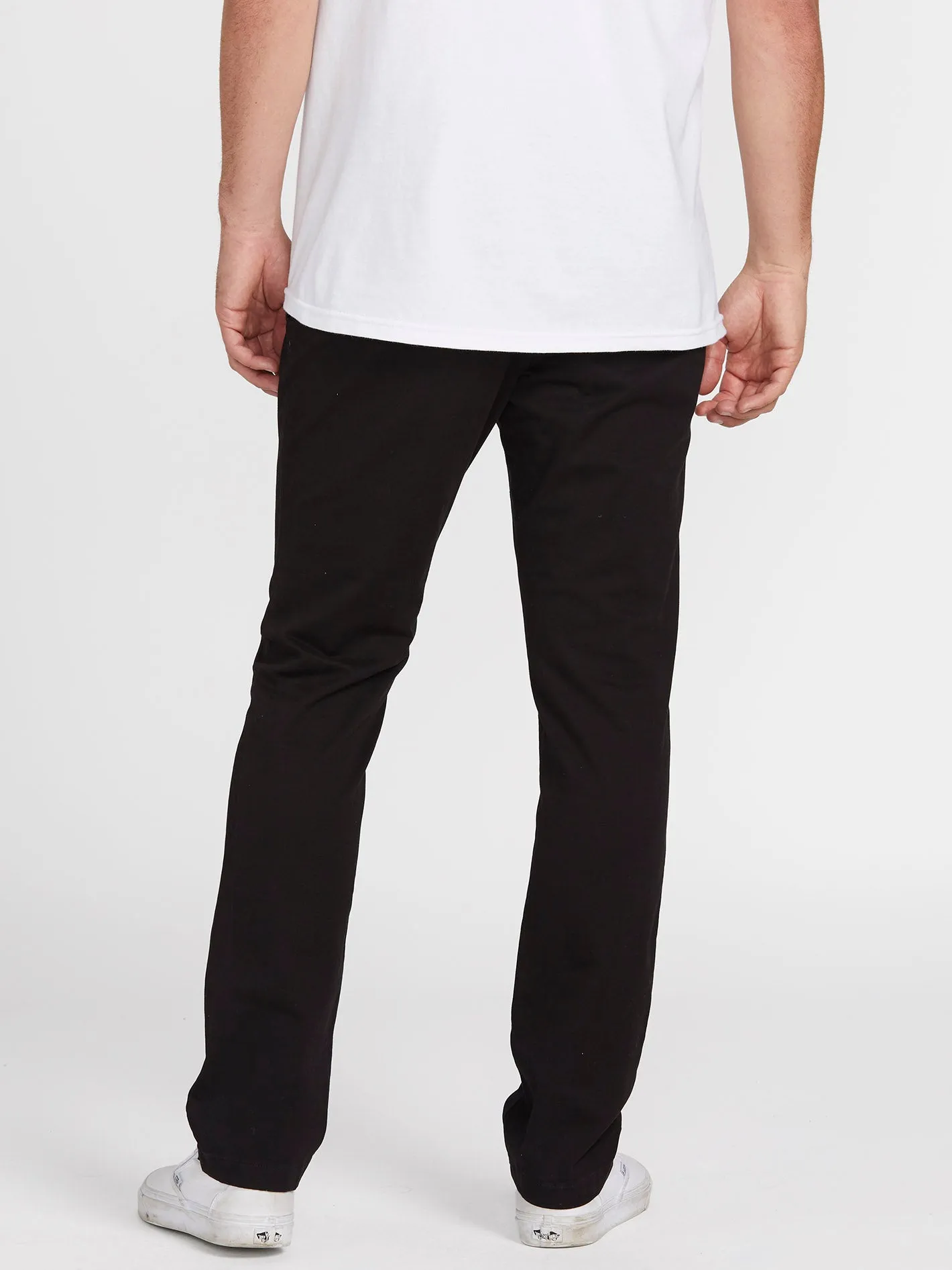 Frickin Slim Chino Trousers - BLACK