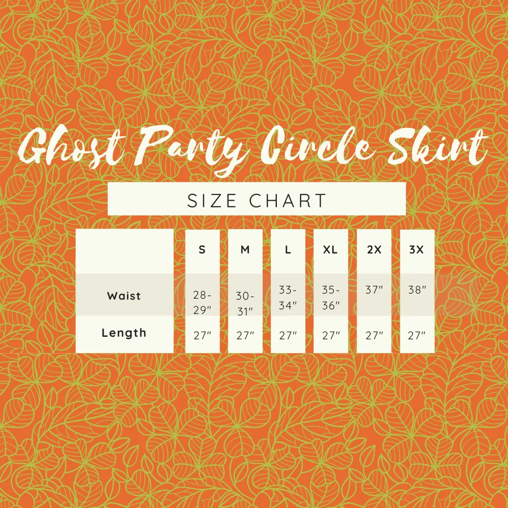 Ghost Party Circle Skirt - PRE-ORDER