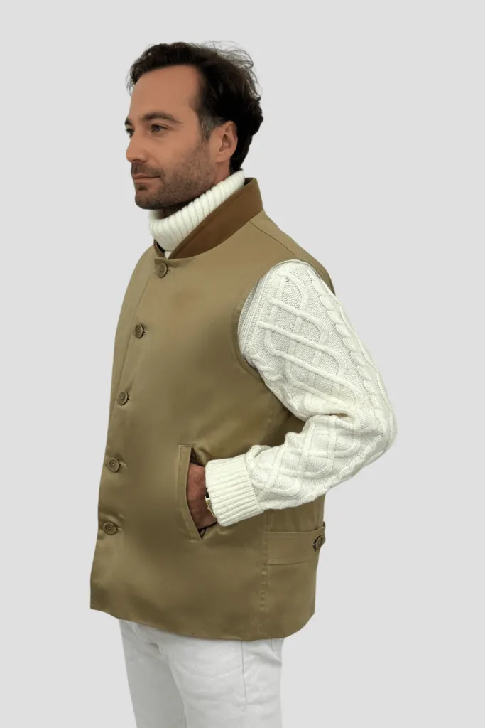 Gilet avec doublure matelassé C45