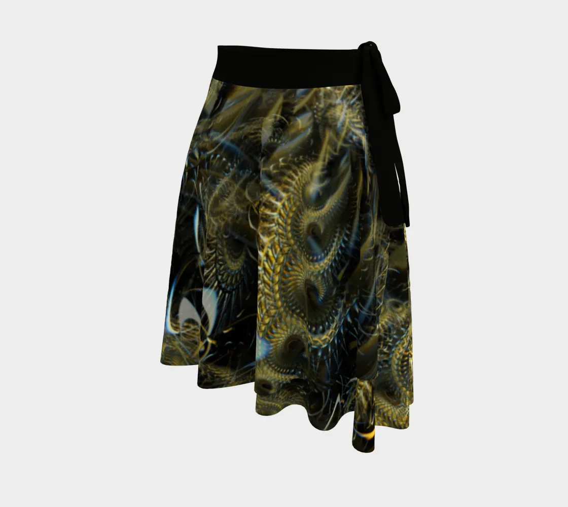 Give it a Whirl Wrap Skirt