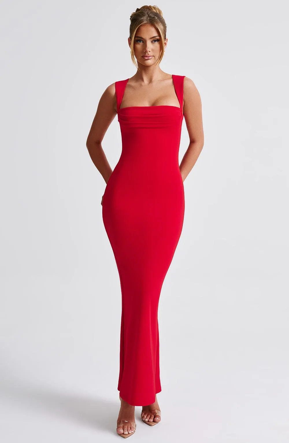 Helena Maxi Dress - Red