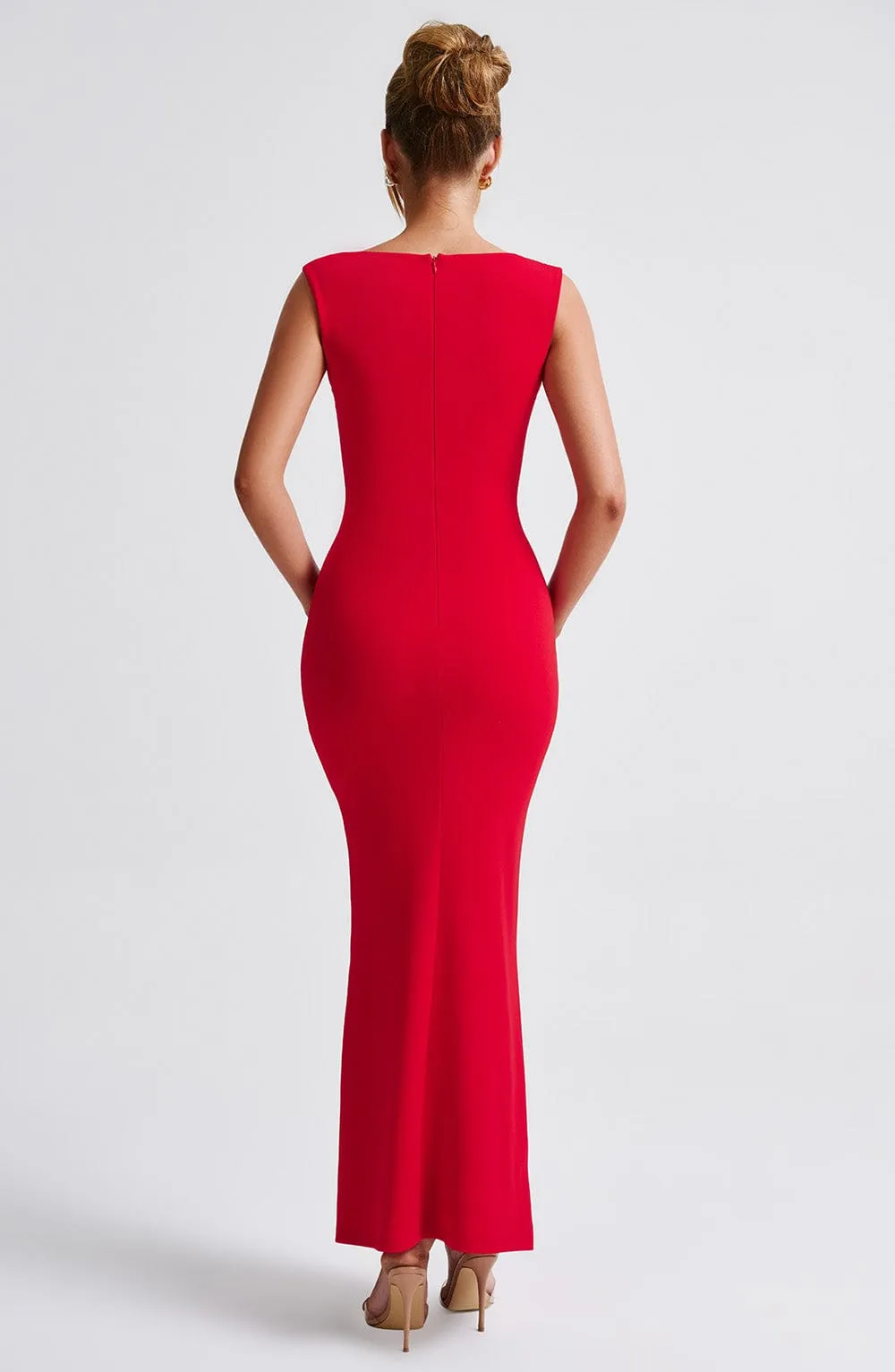 Helena Maxi Dress - Red