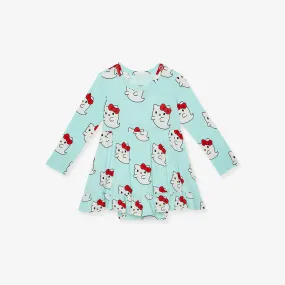 Hello Kitty® Ghost Ruffled Bodysuit Dress