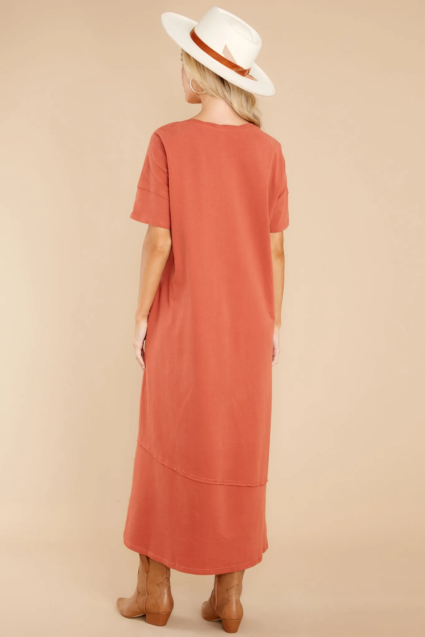 Highway Chaser Tangerine Maxi Dress