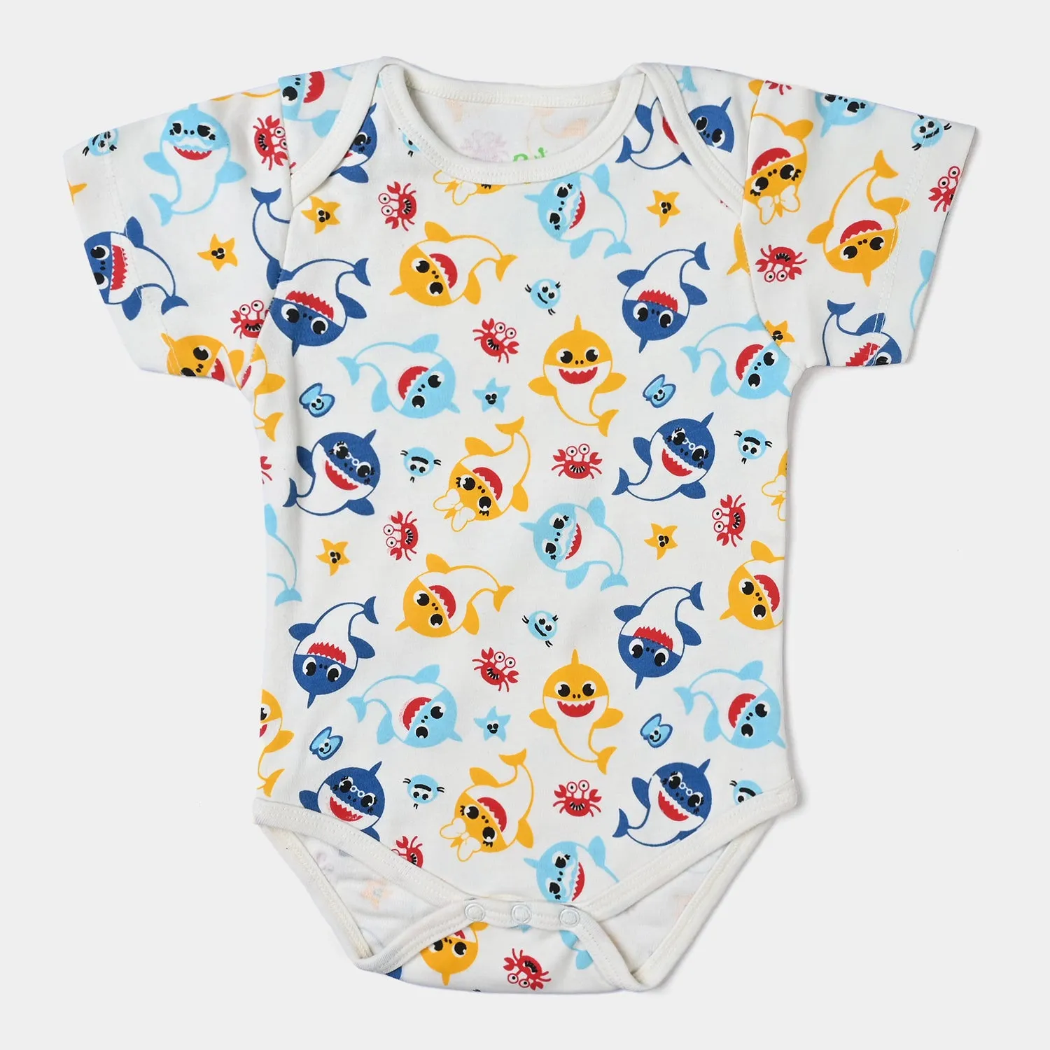 Infant Unisex Cotton Romper Baby Shark-Vanilla Ice