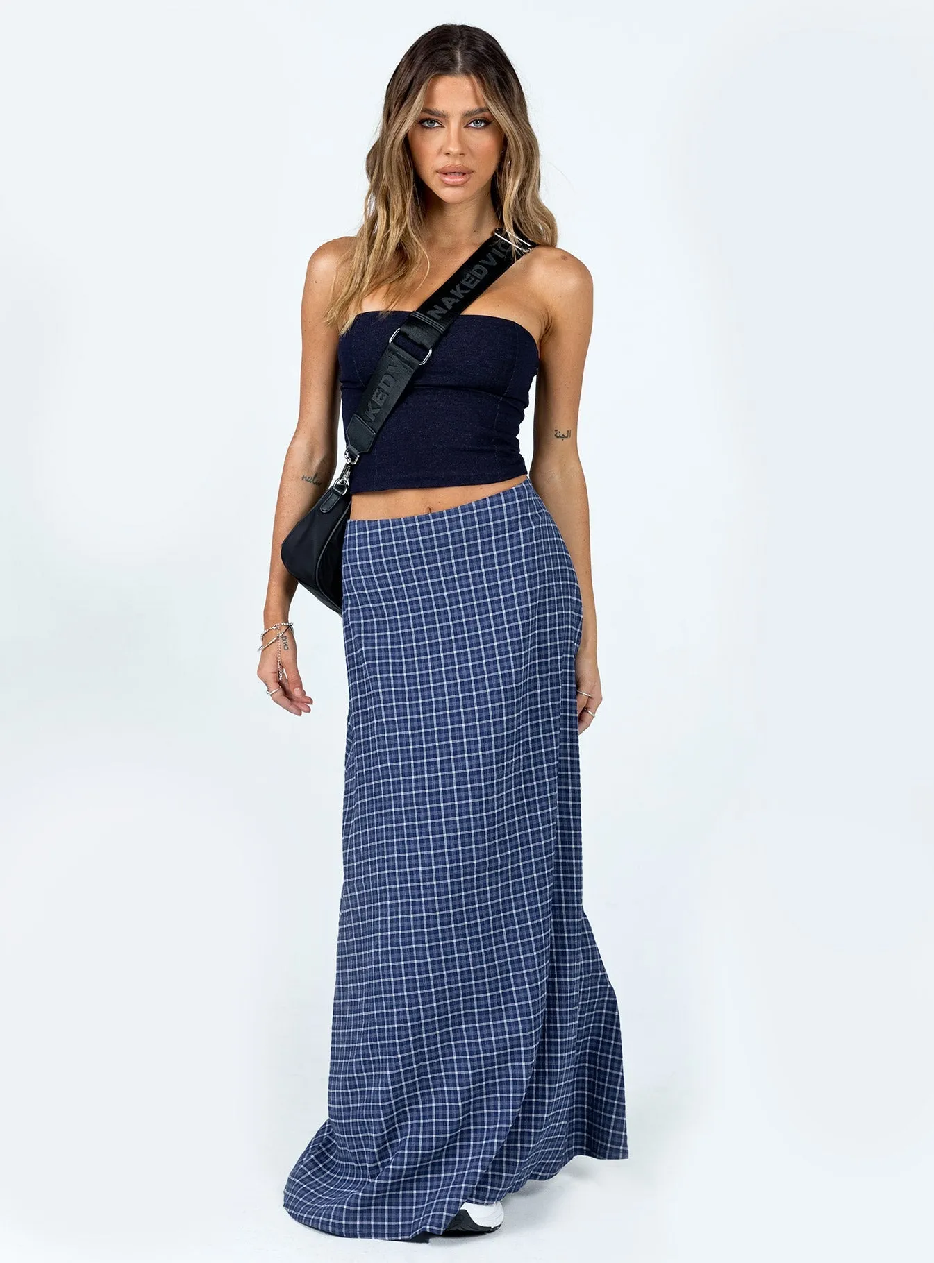 Janee Maxi Skirt Navy